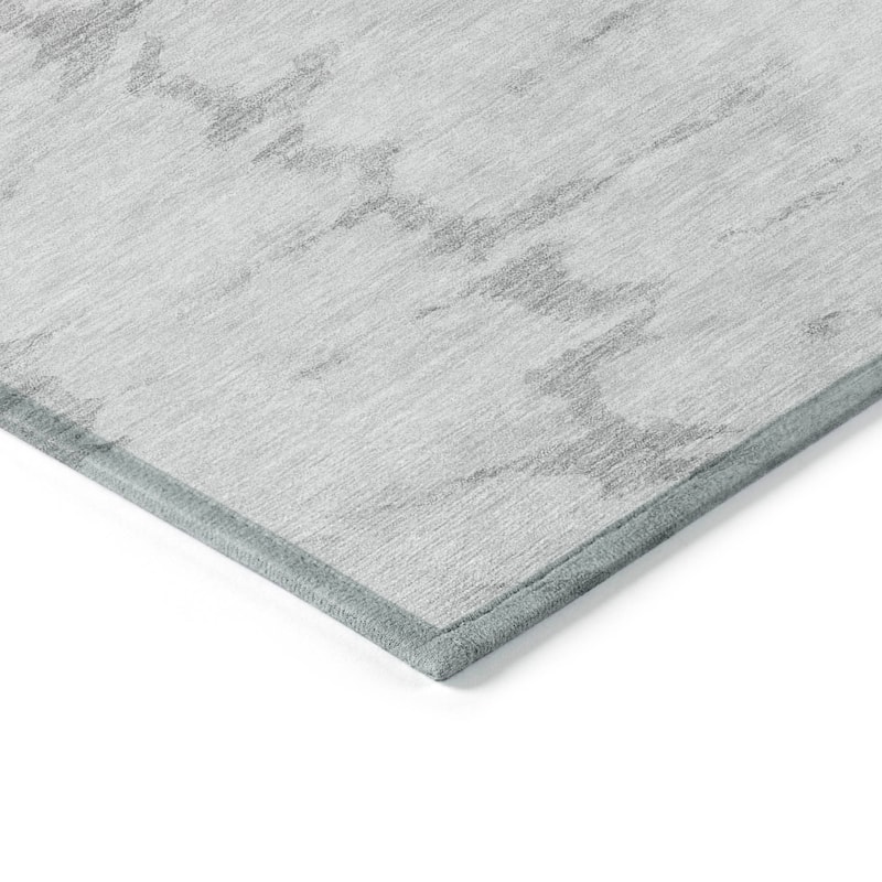 Machine Washable Indoor/ Outdoor Chantille Tie Dye Modern Rug