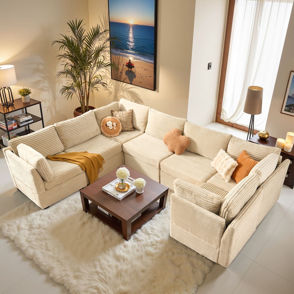 OVIOS Nordic Style Corner Sofa​