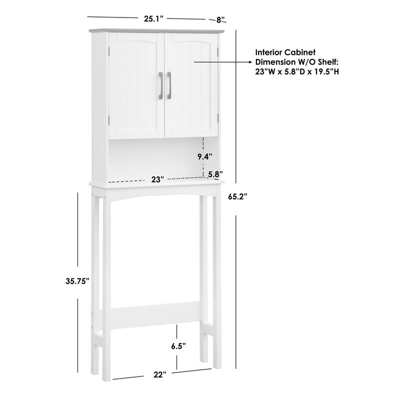 Simple Living Dalton Over the Toilet Space Saver