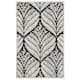 SAFAVIEH Handmade Capri Ilianka Wool Rug - 5' Square - Black/Ivory