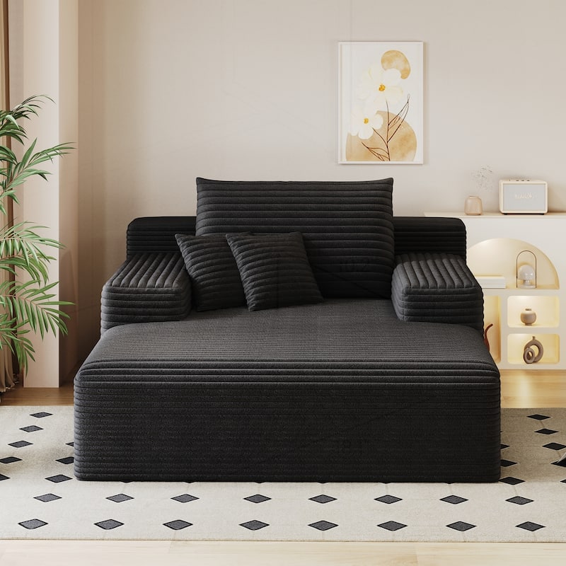 Comfortable Oversized Sofa Bed for Relaxation and Multipurpose Use