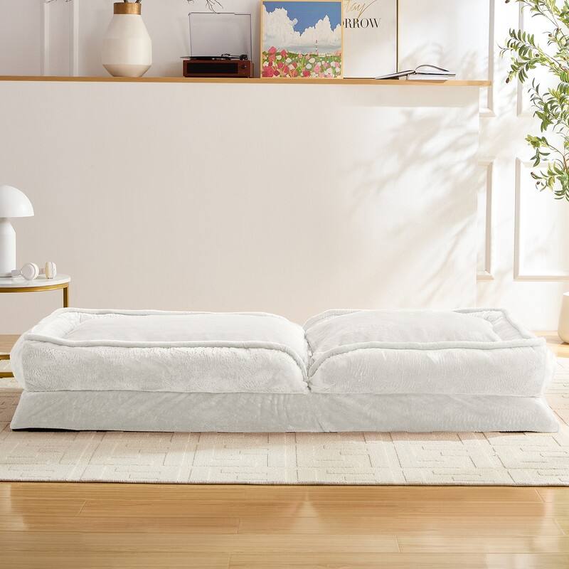 Versatile Foldable Lazy Sofa,3-in-1 Fold Small Tatami Sofa Bed,Lounge Chair Sofa, Human Friendly Pet Beds Lazy Sofa