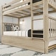 preview thumbnail 13 of 19, Scandinavian Twin Over Twin Bunk Bed With Twin-Size Trundle