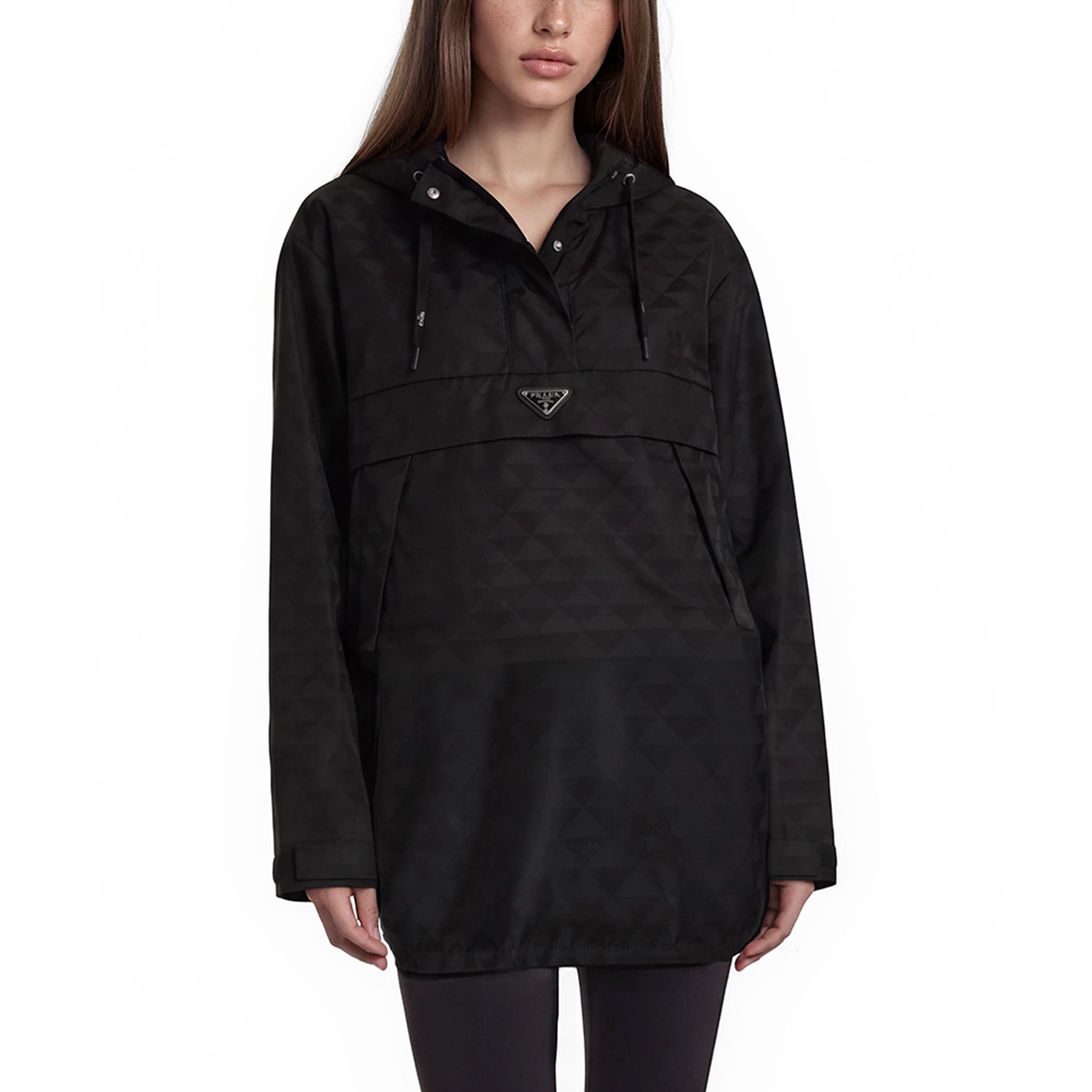 Prada Printed Pullover Re-Nylon Blouson Jacket