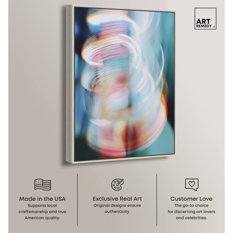 Swirling Light II Canvas by Art Remedy