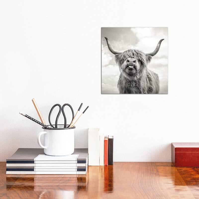 iCanvas 'Funny Girl' by Mark Gemmell Canvas Print - 12x12x1.5