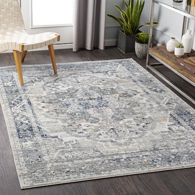 Livabliss Jolie Updated Traditional Medallion Area Rug