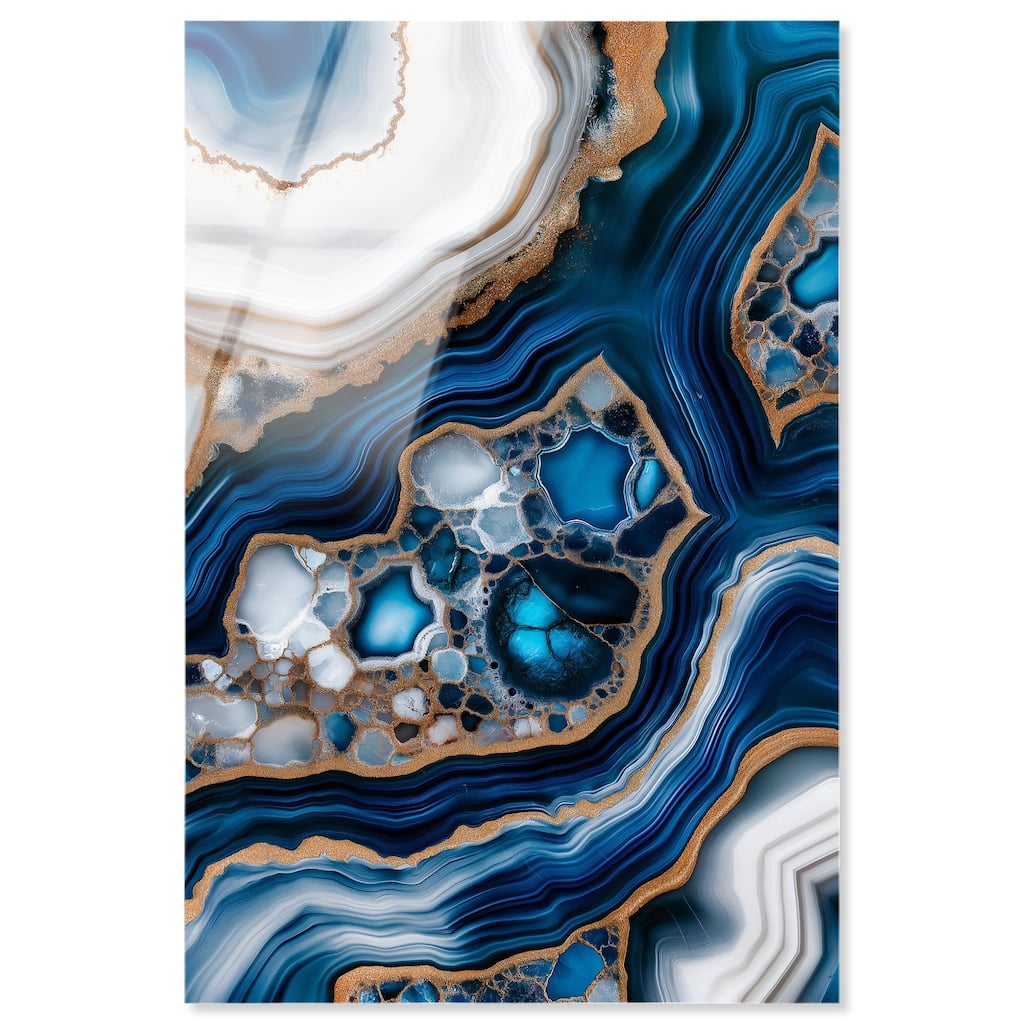 Azure Alveoli I Acrylic by Art Remedy, Ready to Hang
