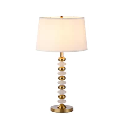 Cosmopolitan Metal Table Lamp With Drum Shade