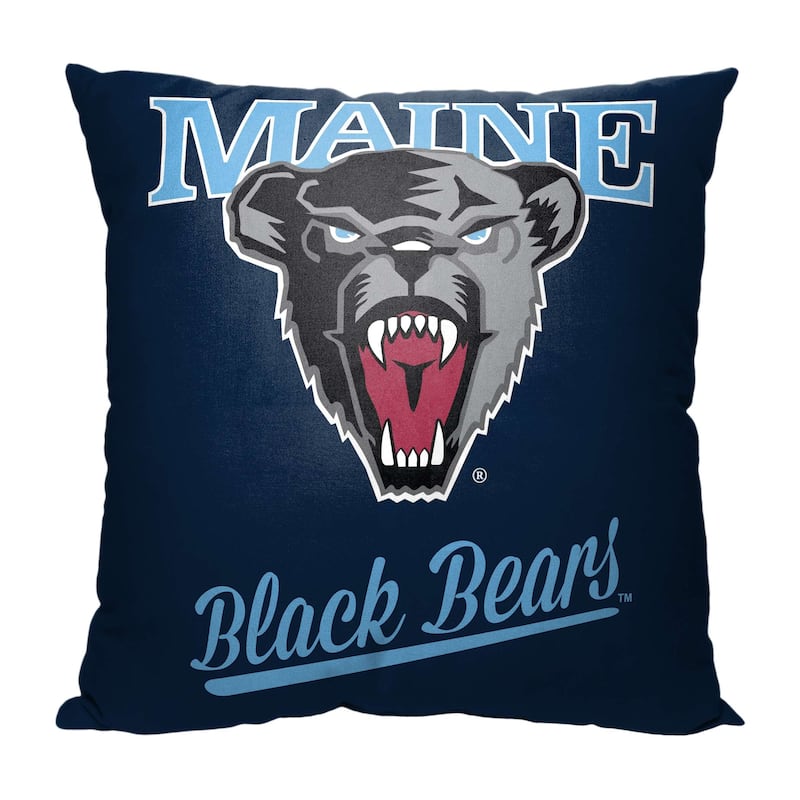 NCAA America East Alumni 18 Inch Throw Pillow - 18" x 18" - Maine Black Bears