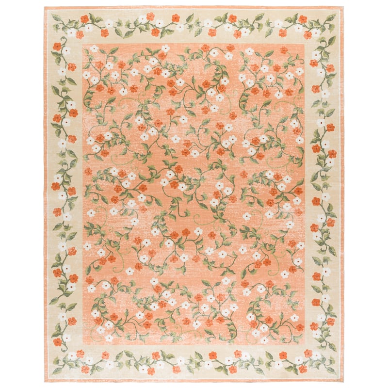 Martha Stewart Veron Machine Washable & Slip Resistant Rug - 9' x 12' - Rust/Gold