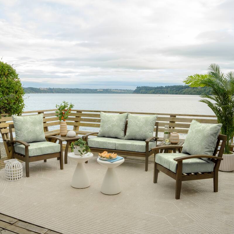 ARDEN Outdoor Foam Deep Seat Cushion Set, 24 in x 24 in