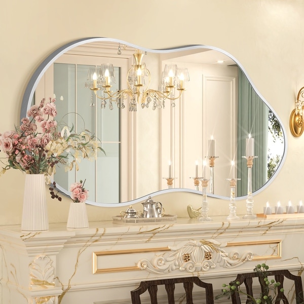 Irregular Wall Mirror Asymmetrical Decorative Wall Mirror - On