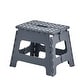 preview thumbnail 1 of 1, 13" Folding Step Stool - 13" x 17" Grey