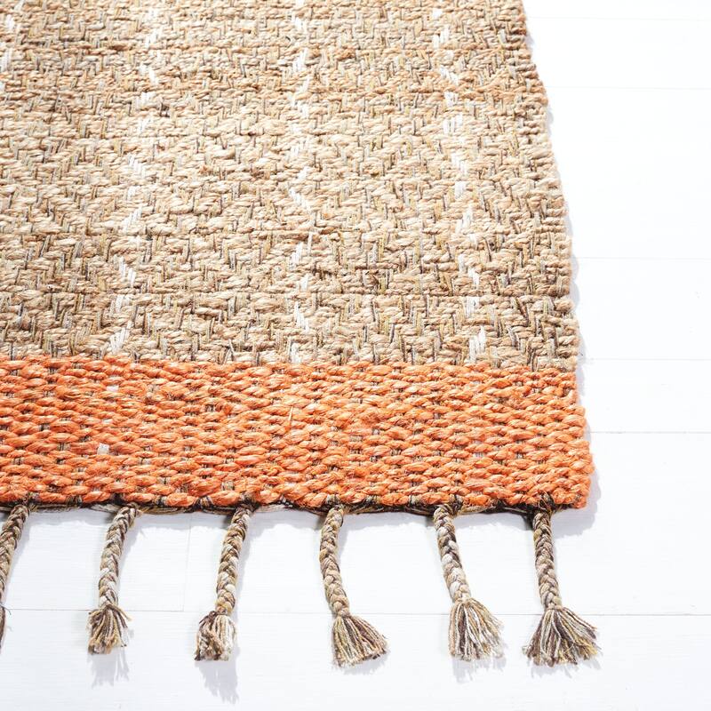 SAFAVIEH Handmade Cape Cod Senada Jute Tassel Rug