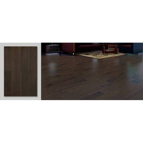 East West Furniture Hardwood Flooring - Interlock Engineered Wood Floor Tiles for Indoor (Finish Option)