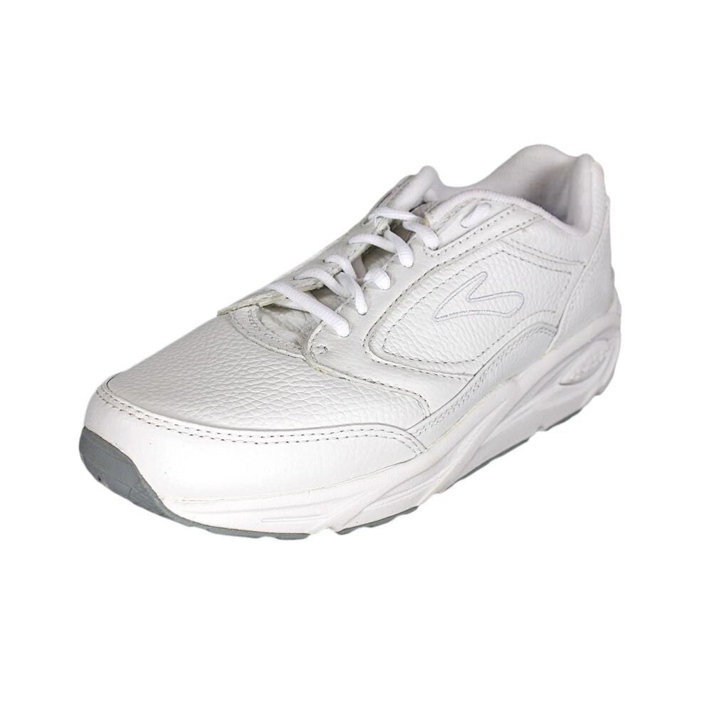 brooks leather tennis shoes