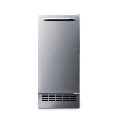 Summit BIM27OADA 15" Wide 22 Lbs. Capacity Built-In Ice Maker with 25