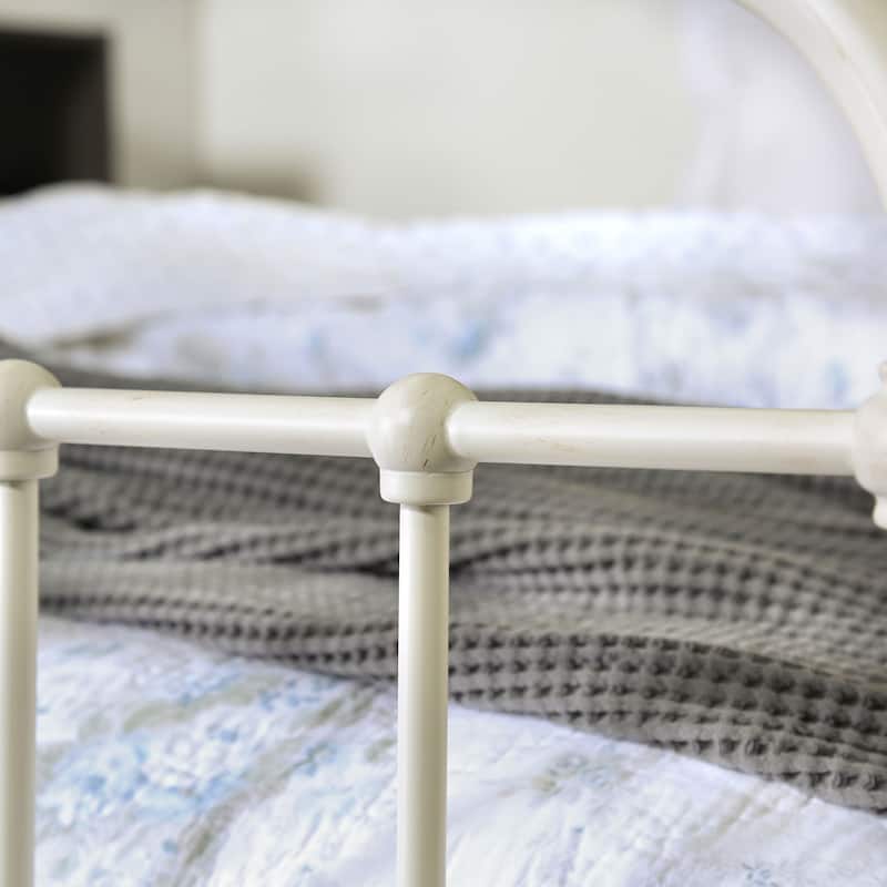 Norielle Rustic Metal Spindle Panel Bed by Furniture of America