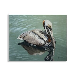 Stupell Pelican Lake Reflection Wall Plaque Art Design By D. Rust - Bed ...