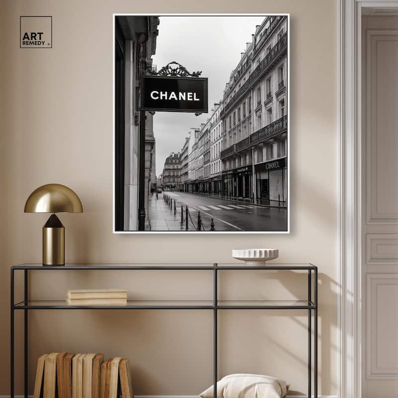Parisian Fashion Star Canvas by Art Remedy
