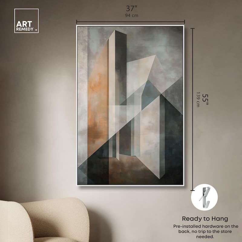 Spatial Geometry Canvas by Art Remedy