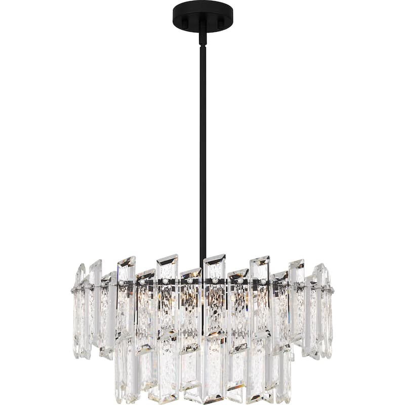 Dion 6-Light Matte Black Pendant