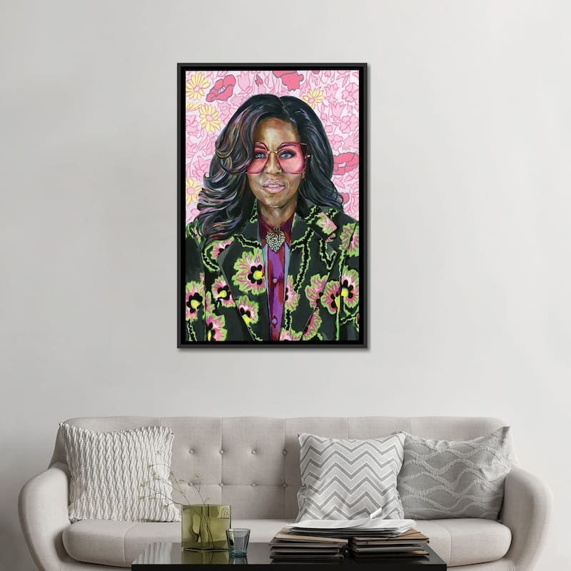 iCanvas "Michelle" by Heather Perry Framed Canvas Print