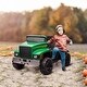 preview thumbnail 2 of 5, Ride-on Tractor 2-Seater Battery-Powered Car with Large High-Traction Wheels, 12V Truck Ride-on Toy with Rear Storage - Green