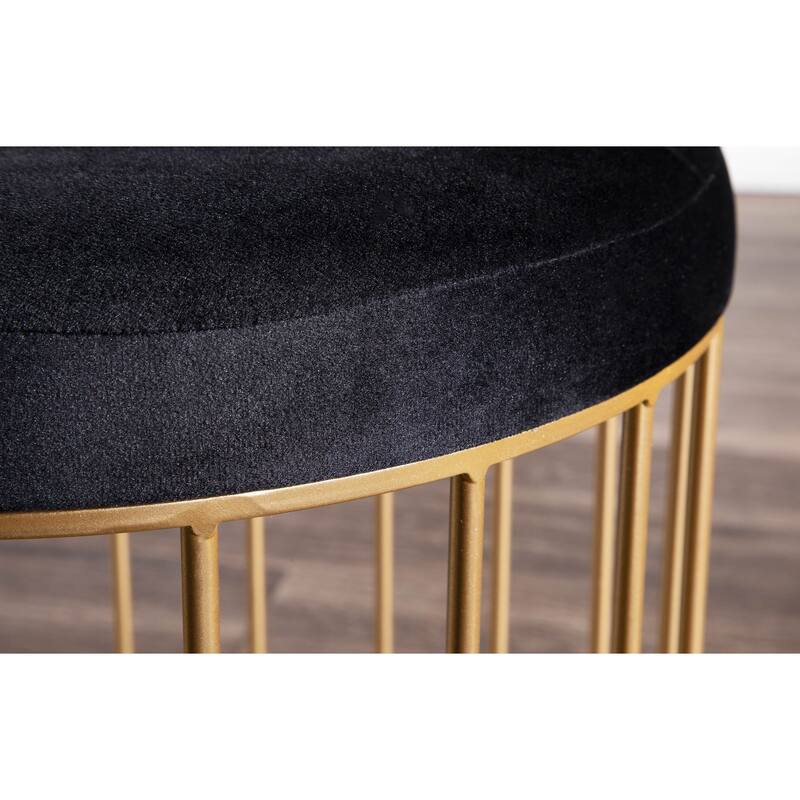 Canary Gold Nesting Ottomans