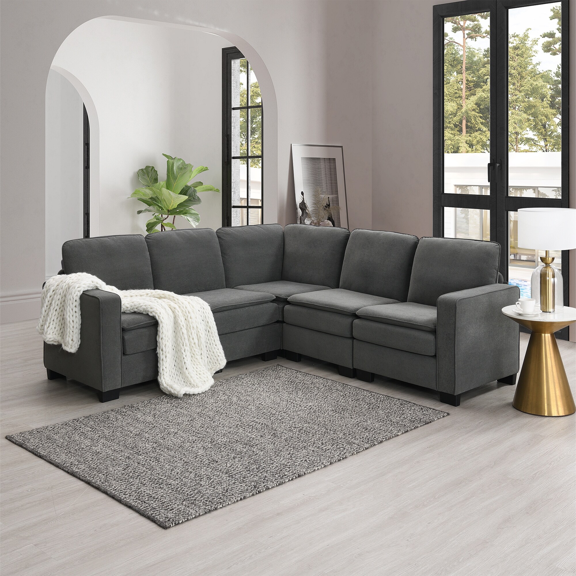 Square corner sofa discount