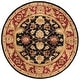 preview thumbnail 66 of 81, SAFAVIEH Handmade Classic Treva Traditional Oriental Wool Rug 6' Round - Black/Burgundy - Round