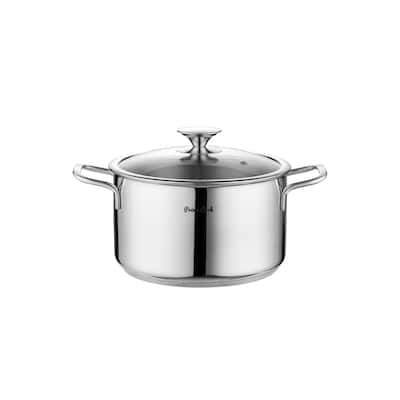 Prime Cook 18/10 Stainless Steel Soup Pot with Lid (3 sizes)