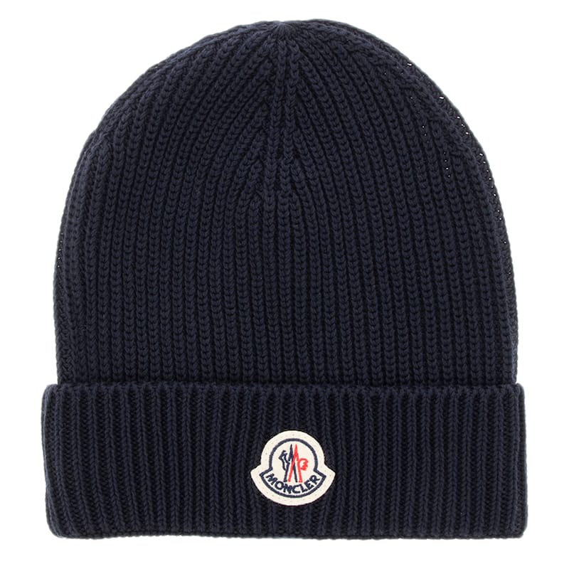 Moncler Logo Cotton Beanie