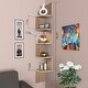 preview thumbnail 8 of 25, NOVA FURNITURE 5 Tiers Floating Teen Wall Mount Corner Bookcase and Bookshelf, Home Decor Display Shelves for Small Space Living