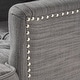 preview thumbnail 8 of 10, Malone Charcoal Grey Club Chair by Christopher Knight Home