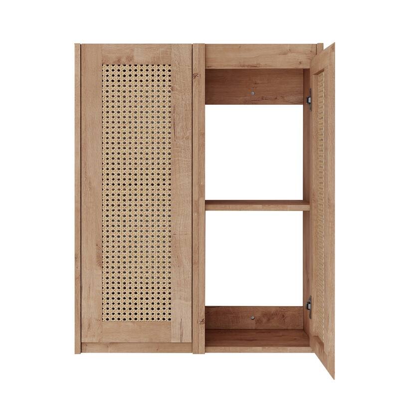 MEDUNJESS Bathroom Side Cabinet, Float Mounting Design