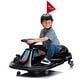 preview thumbnail 14 of 44, 24V Electric Drifting Go Kart for Kids Black
