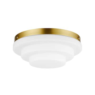 Globe Electric 91005474 Devo 2 Light 12" Wide Flush Mount Ceiling