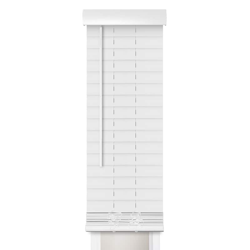 2" Smooth Faux Wood Cordless Sidelight