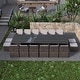 preview thumbnail 12 of 19, 16-Seater Aluminum Patio Dining Sets with Cushions and Tempered Glass Tabletop