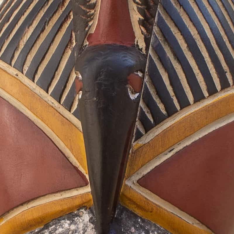 Novica Handmade Nightbird African Wood Mask