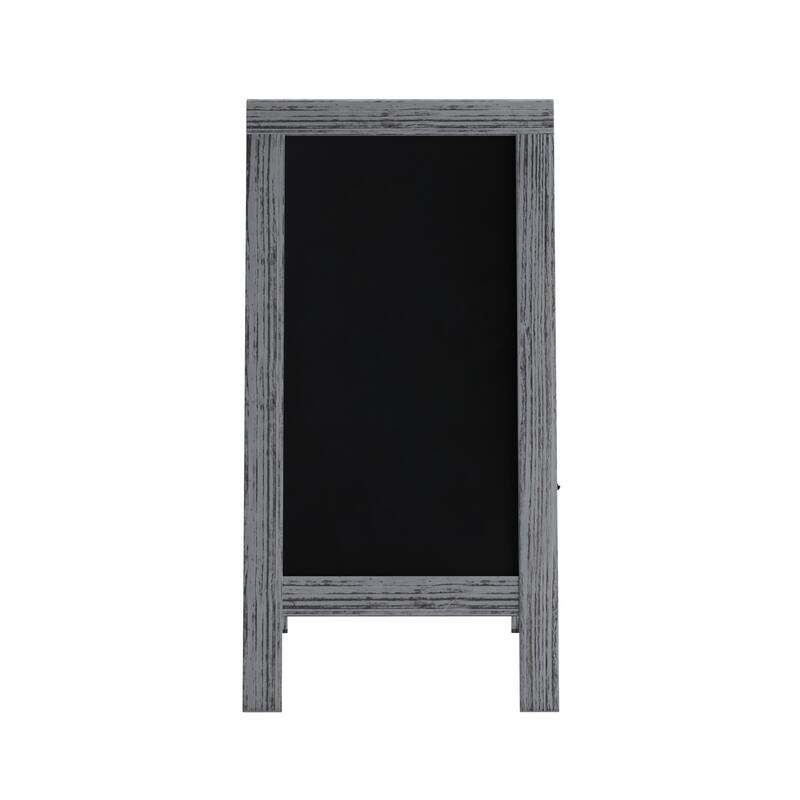 Wood A-Frame Magnetic Chalkboard Set-Markers, Stencils, and Magnets