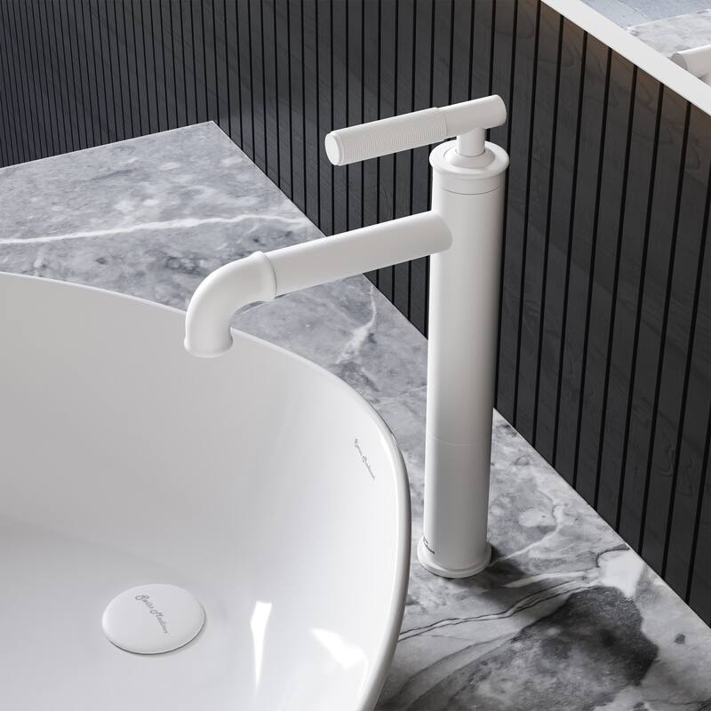 Swiss Madison SM-BF91 Avallon 1.2 GPM Single Handle Sleek Single Hole - Matte White