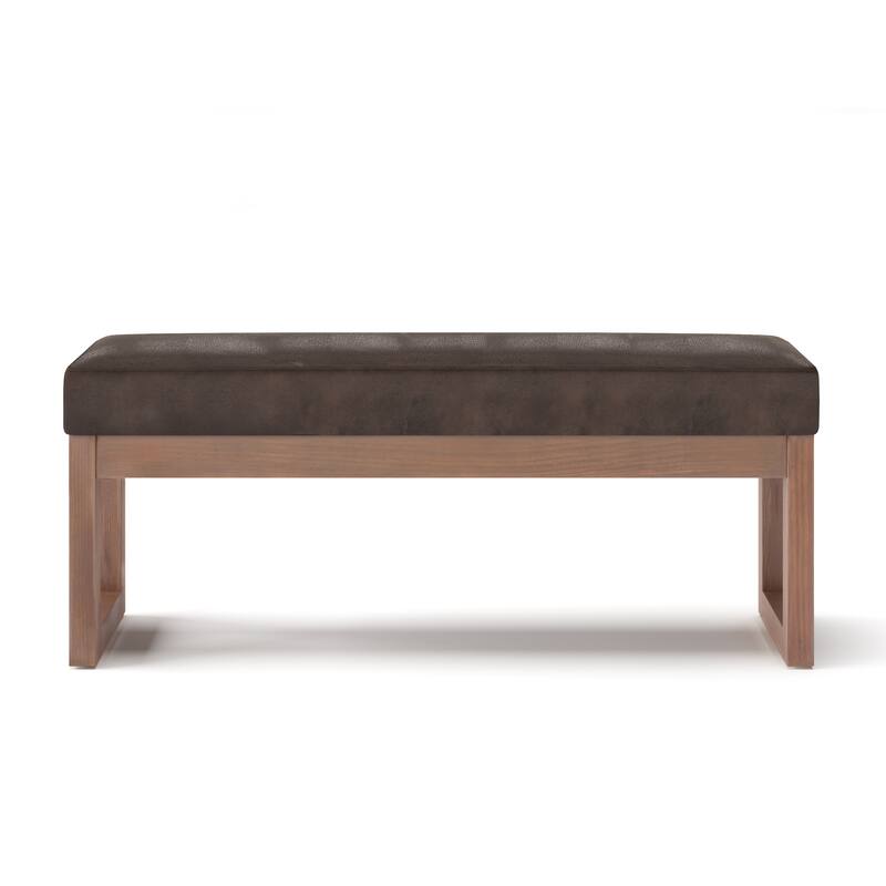 WYNDENHALL Madison 44 inch Wide Contemporary Rectangle Ottoman Bench