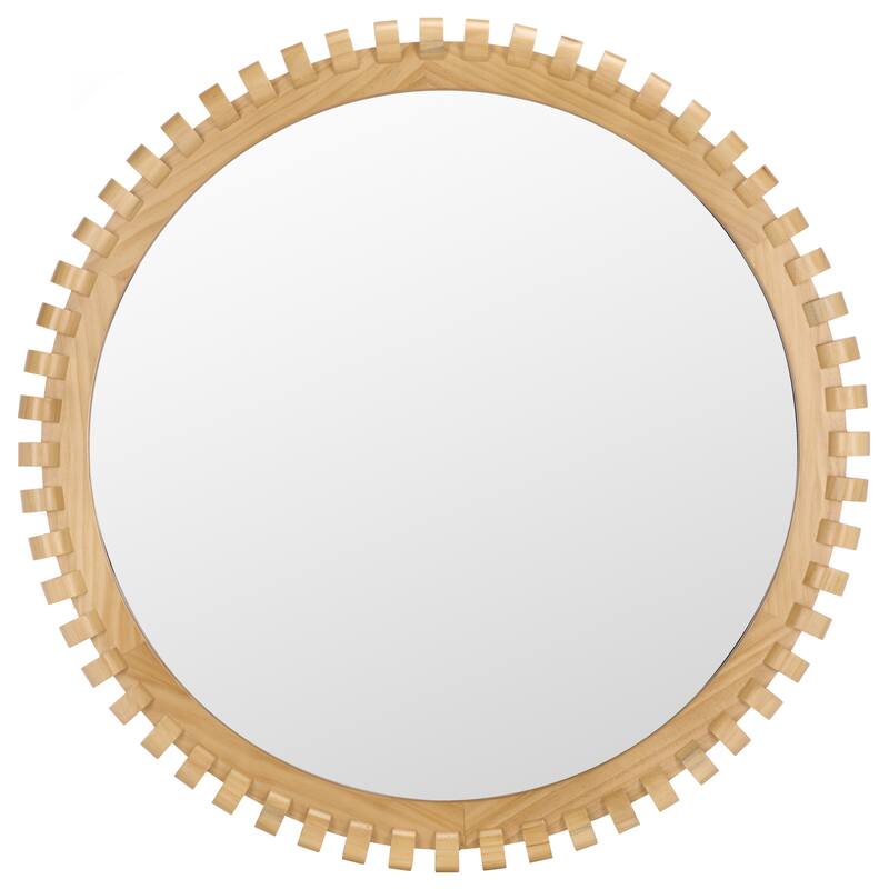 SAFAVIEH Home Kelly - 35-inch, Pinewood/MDF/Glass, Mirror - 35"W x 2"D x 35"H