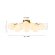 preview thumbnail 11 of 26, Modern 11-Light Frosted Glass Globe Wavy Arm Sputnik Semi-flush Mount