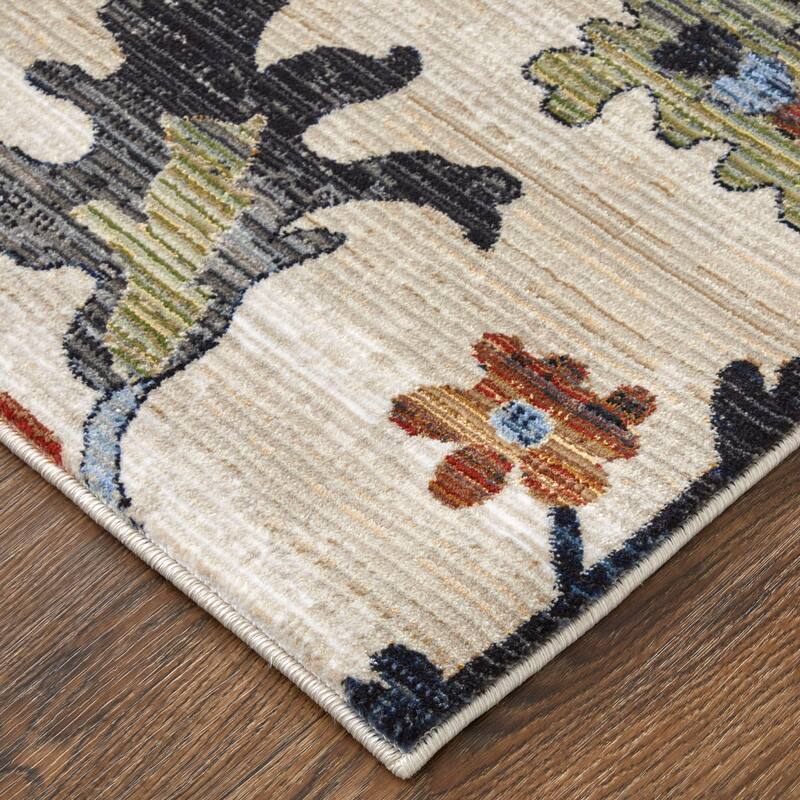Melrose R39P1 Floral & Botanical Transitional Area Rug