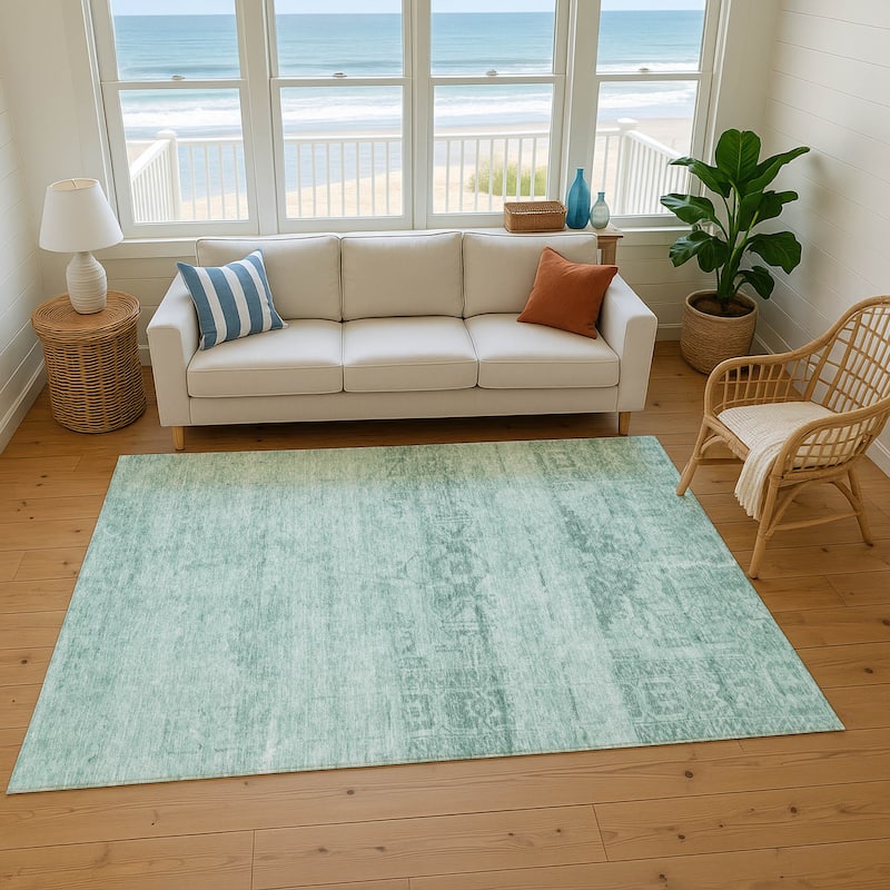 Premium Washable Super Soft Vintage Traditional Mayfield Rug