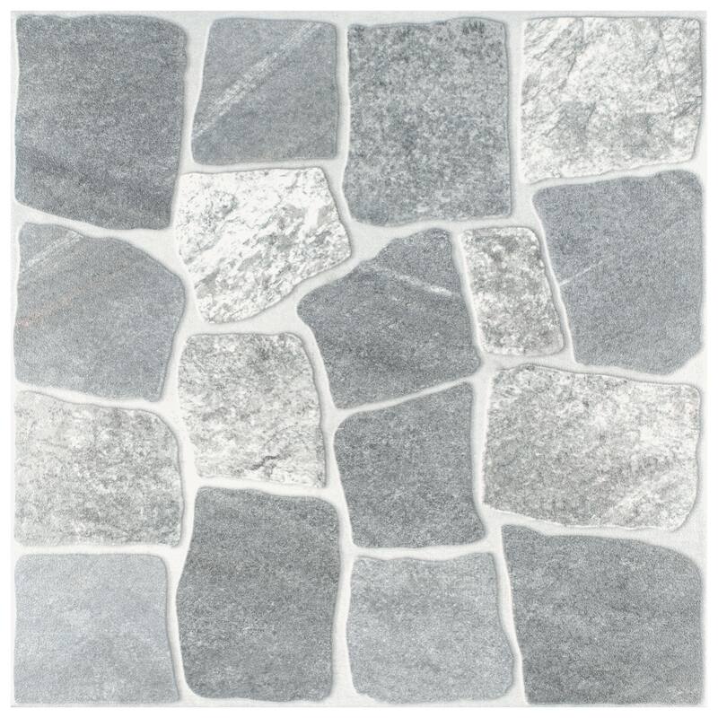 Merola Tile Laja Gris 17-3/4" x 17-3/4" Ceramic Floor and Wall Tile